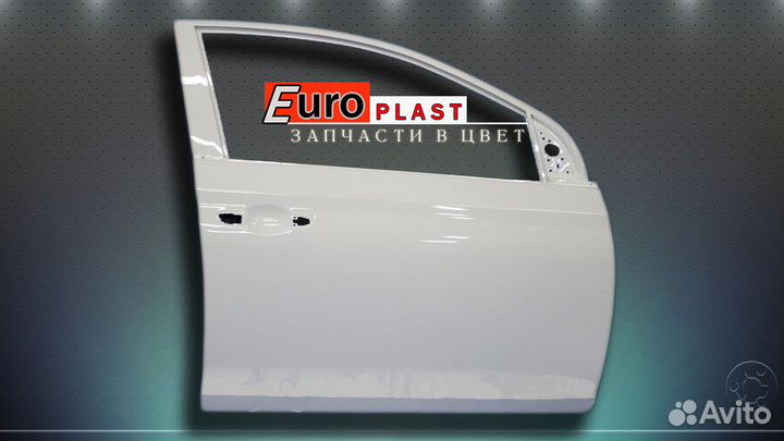 Правая дверь Хендай Солярис 2017 белая