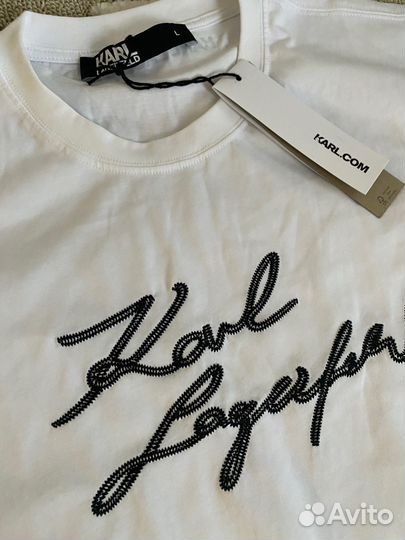Футболка karl lagerfeld оригинал новая сток