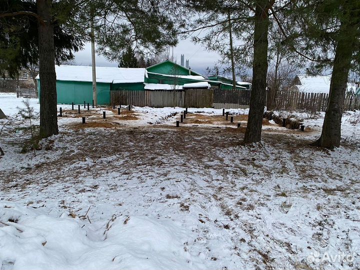 Фундамент на винтовых сваях