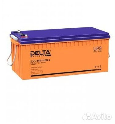 Аккумулятор Delta DTM 12200 L (12V / 200Ah)