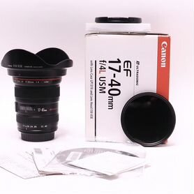 Объектив Canon EF 17-40 f4 L USM + NDX фильтр