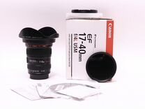 Объектив Canon EF 17-40 f4 L USM + NDX фильтр