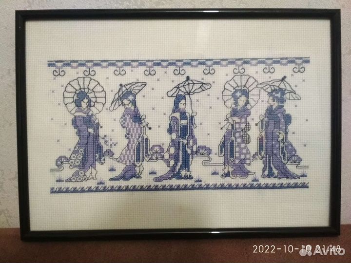 Вышивка крестиком в китайском стиле