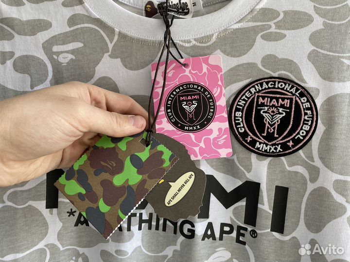 Футболка bape x inter miami