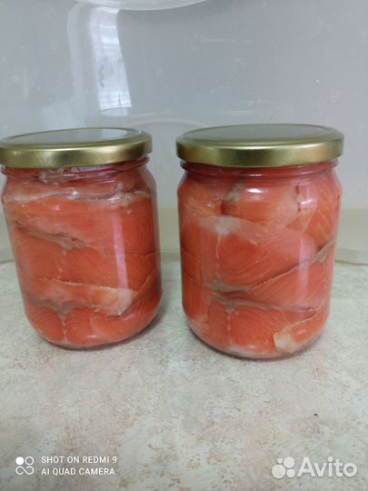 Лосось малосольный