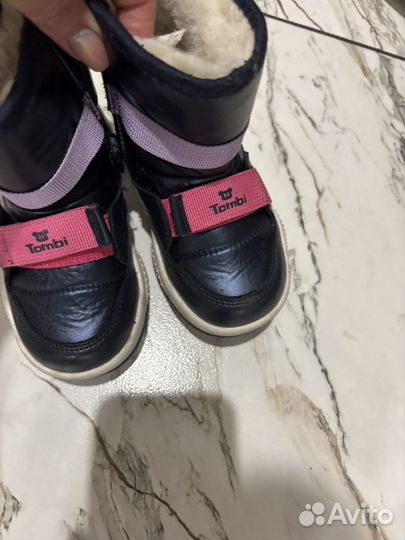 Змние ботинки на девочку