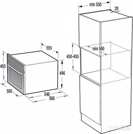 Духовой шкаф gorenje BCM4547DG