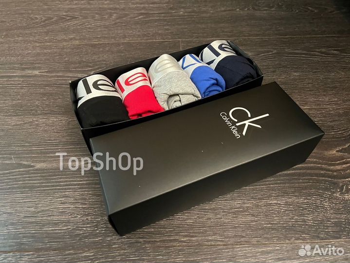 Мужские трусы боксеры Томми Лакост Кельвин