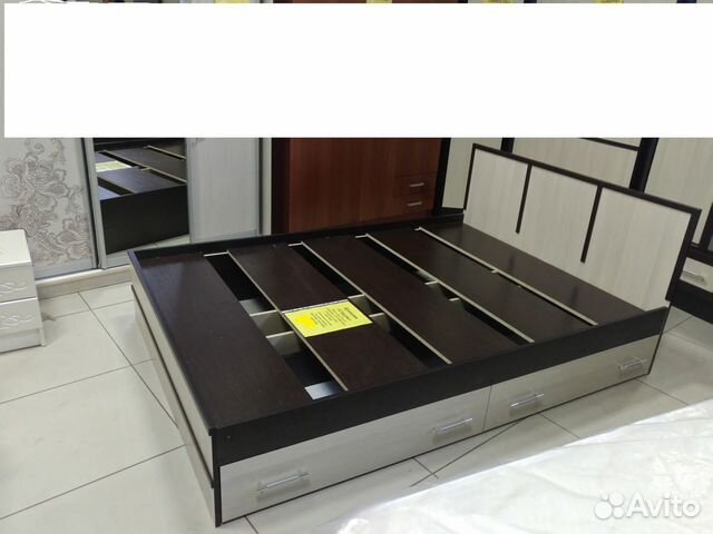 Кровать Сакура 1,4 с ящиками