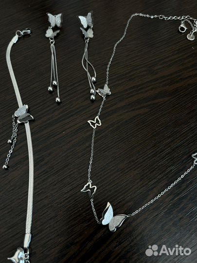 Набор украшений бабочка