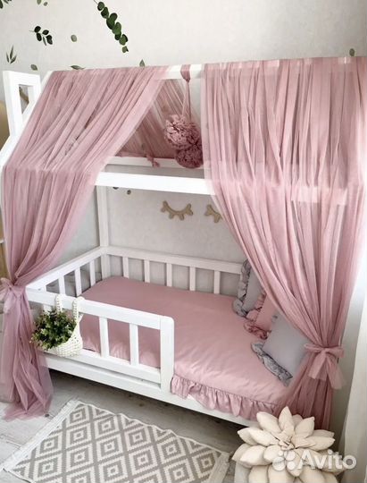 Балдахин на кровать домик