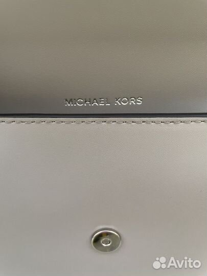 Поясная сумка michael kors серо/фиолетовая