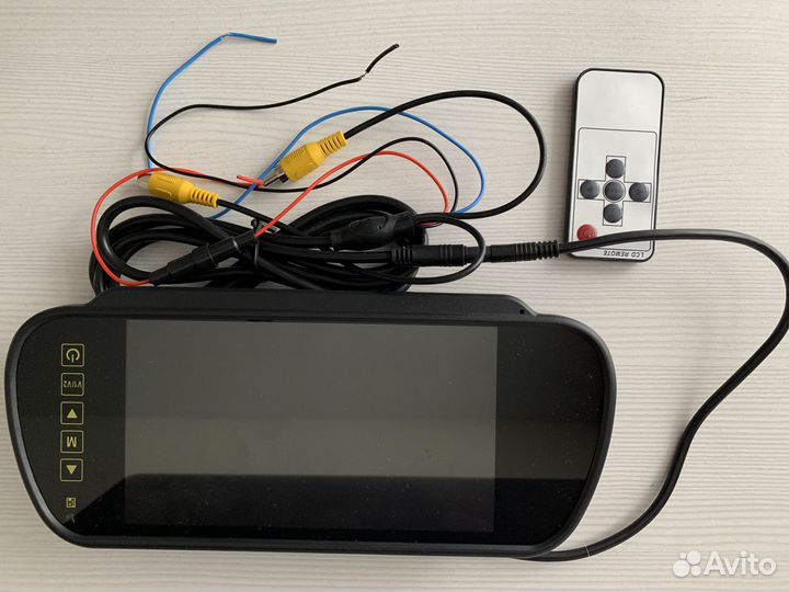 Зеркало монитор 7 LCD для камеры заднего вида,парк