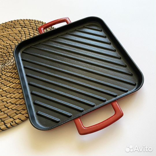 Чугунная сковорода гриль сковорода США бу