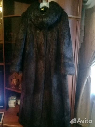 Шуба из меха нутрии