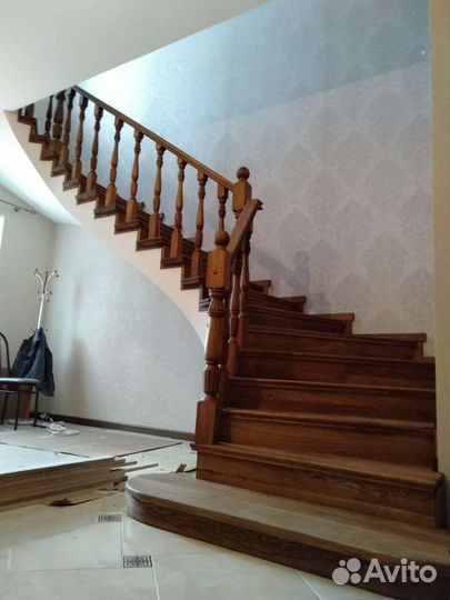 Изготовление деревянных лестниц