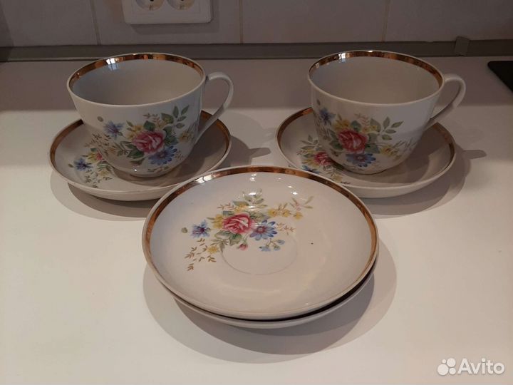 Чайные пары Дулево