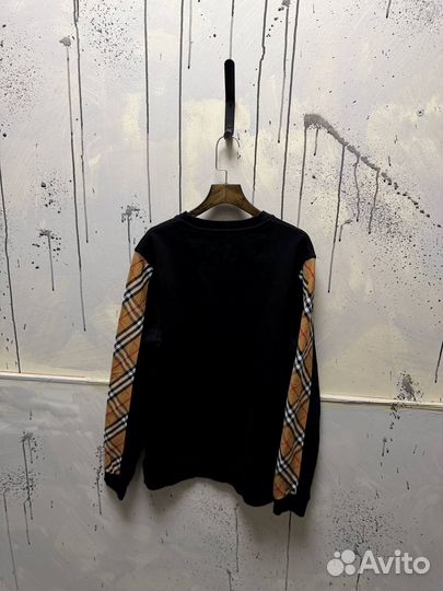 Свитшот Burberry Classic Black Logo Over Оригинал