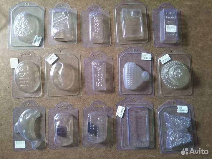 Пластиковые формы для мыла