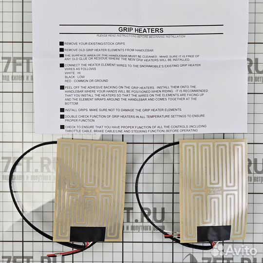 Термоэлементы подогрева ручек руля SPI SM-12474 комплект 2шт