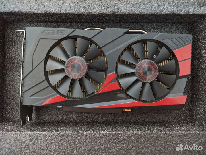 Видеокарта asus gtx 950 2gb (6 pin)