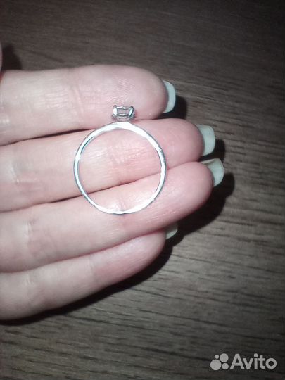 Кольцо серебро
