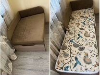 Детский маленький раскладной диван-кровать Малютка