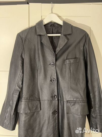 Кожаный плащ