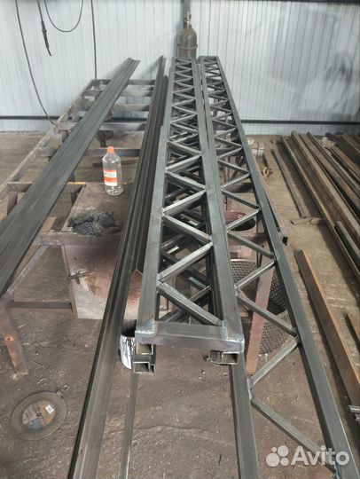 Фермы для навеса Косынки металлические