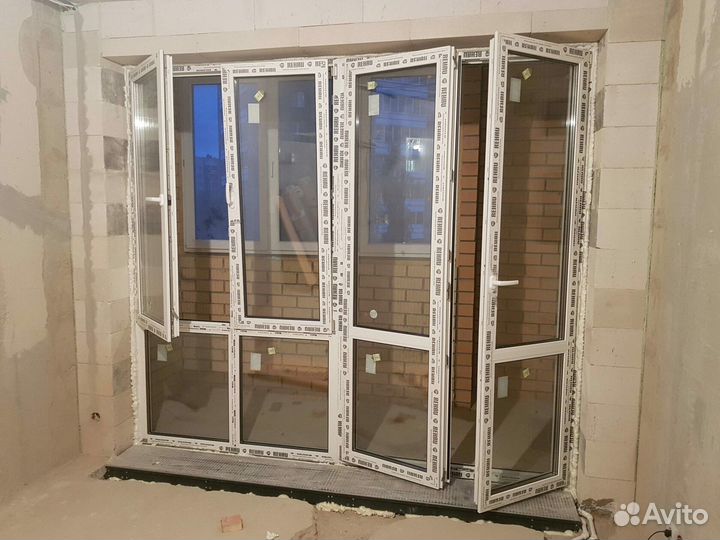 Окна балконы Лоджии с звода