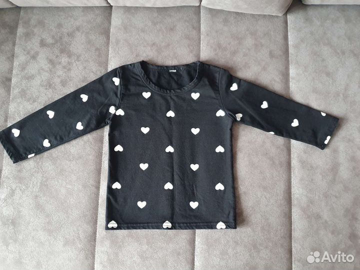 Лонгслив для девочки 86-92