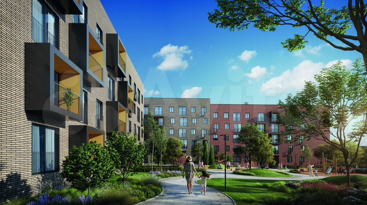 2-к. квартира, 64,1 м², 5/5 эт.