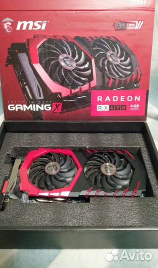 Видеокарта MSI Radeon RX 470 GamingX 4GB