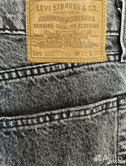 Джинсы Levis 502 w32 l32 (оригинал)