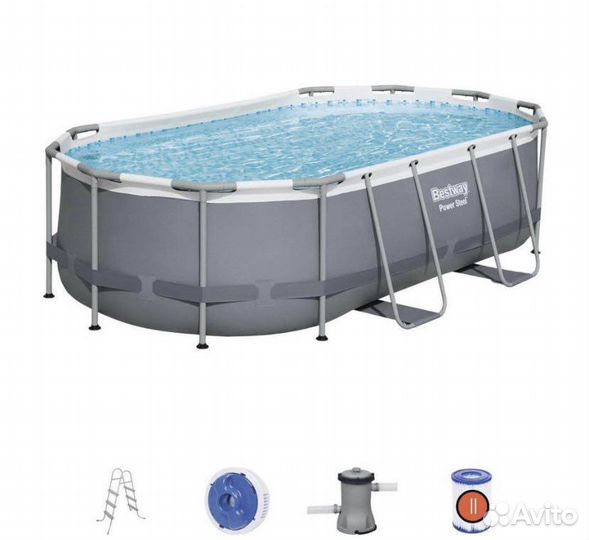 Каркасный бассейн разных размеров