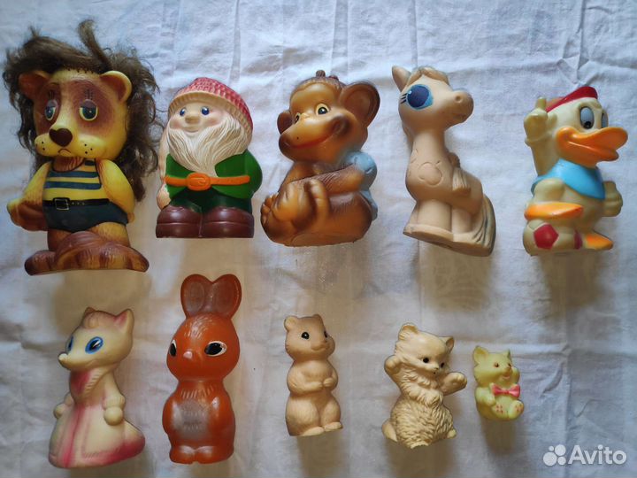 Резиновые игрушки СССР