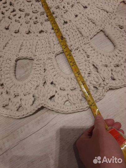 Вязанные коврики крючком