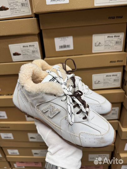 Кроссовки зимние New Balance x Miu Miu 530 SL