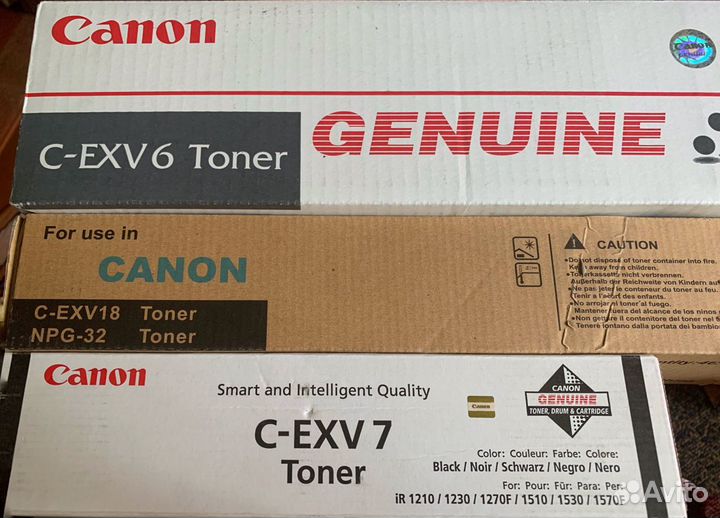 Тонеры Canon