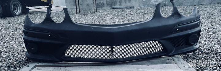 Бампер передний amg6.3 w211