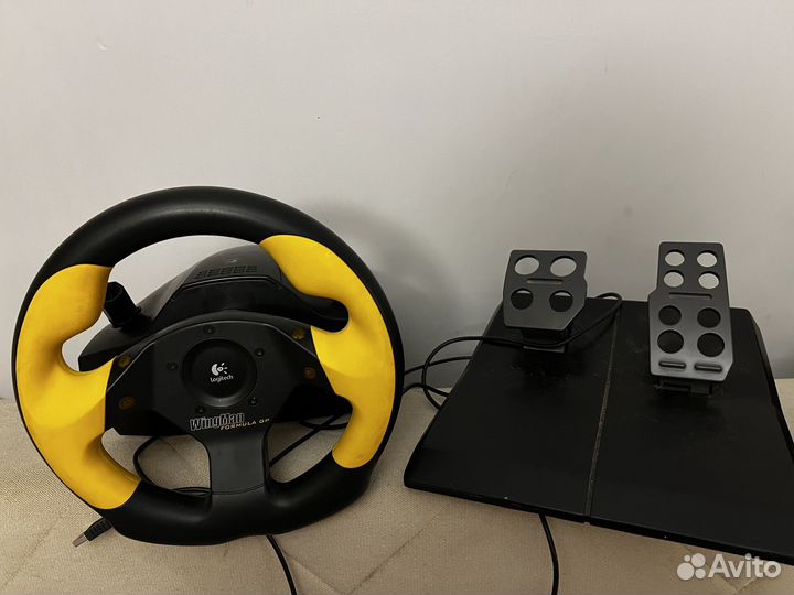 Игровой руль + педали Logitech Wingman Formula GP