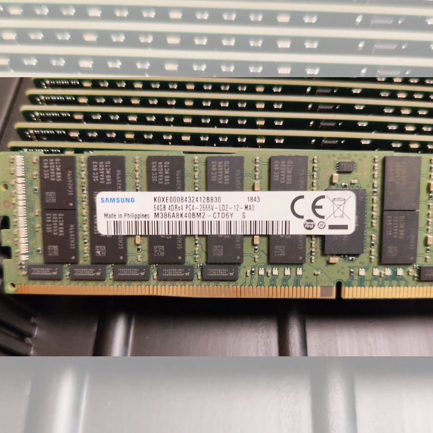 [MTA72ASS8G72LZ-2G6] Micron Samsung Reg Ecc Ddr4 64gb 2666 Mta72ass8g72lz-2g6