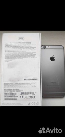Телефон iPhone 6 64 gb