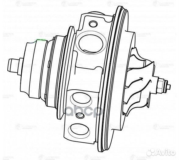 Турбокомпрессор VW Tiguan (08) /Golf (03) 1.4T