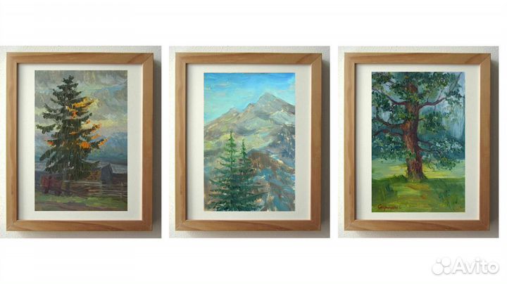 Картина маслом пейзаж