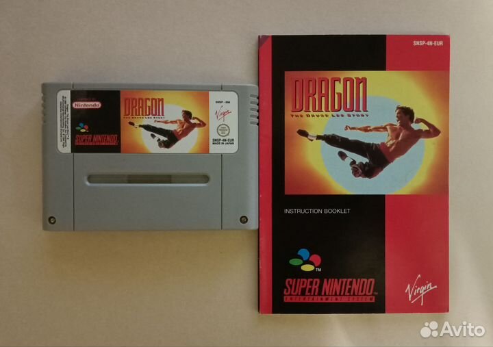 Игра для Snes - Dragon: The Bruce Lee Story