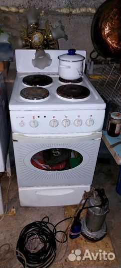 Электроплита с духовкой бу