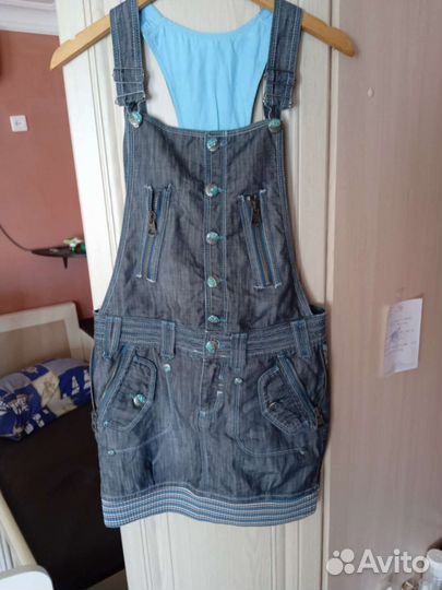 Джинсовый сарафан