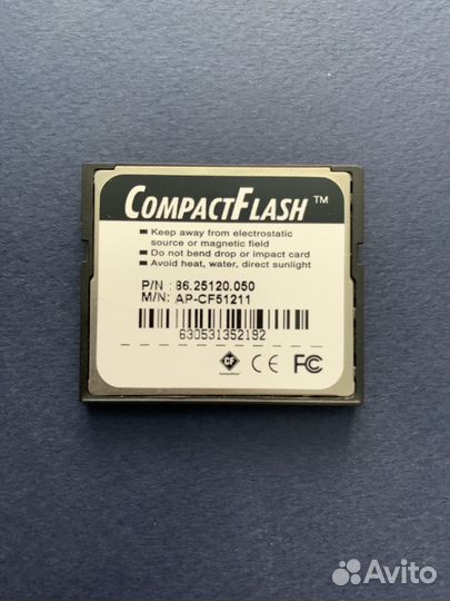 Карта памяти Apacer Compact Flash 512 mb