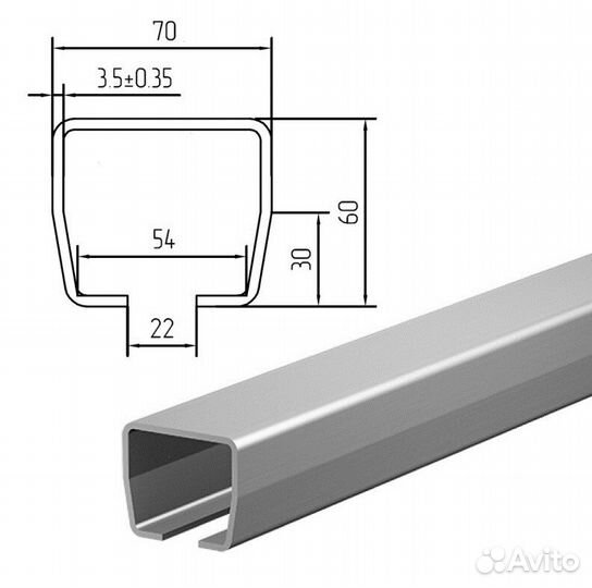 Откатные ворота 4х2 Т-профиль+автоматика Home Gate